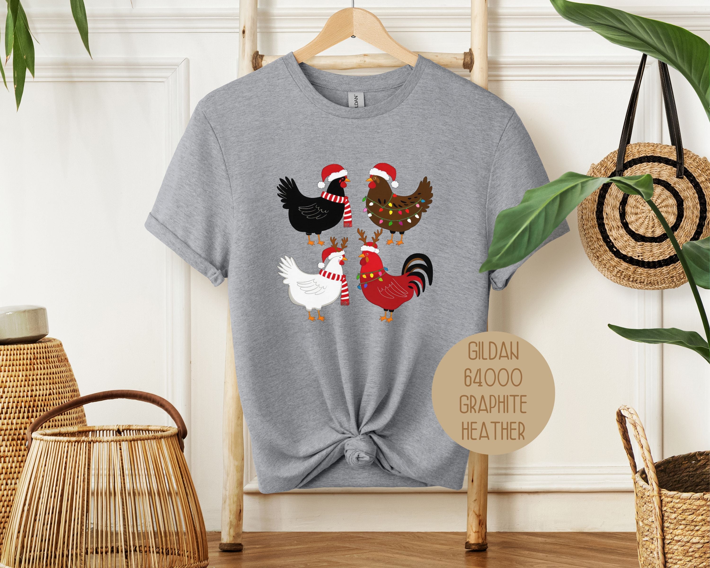 Cute Chickens Christmas Shirt