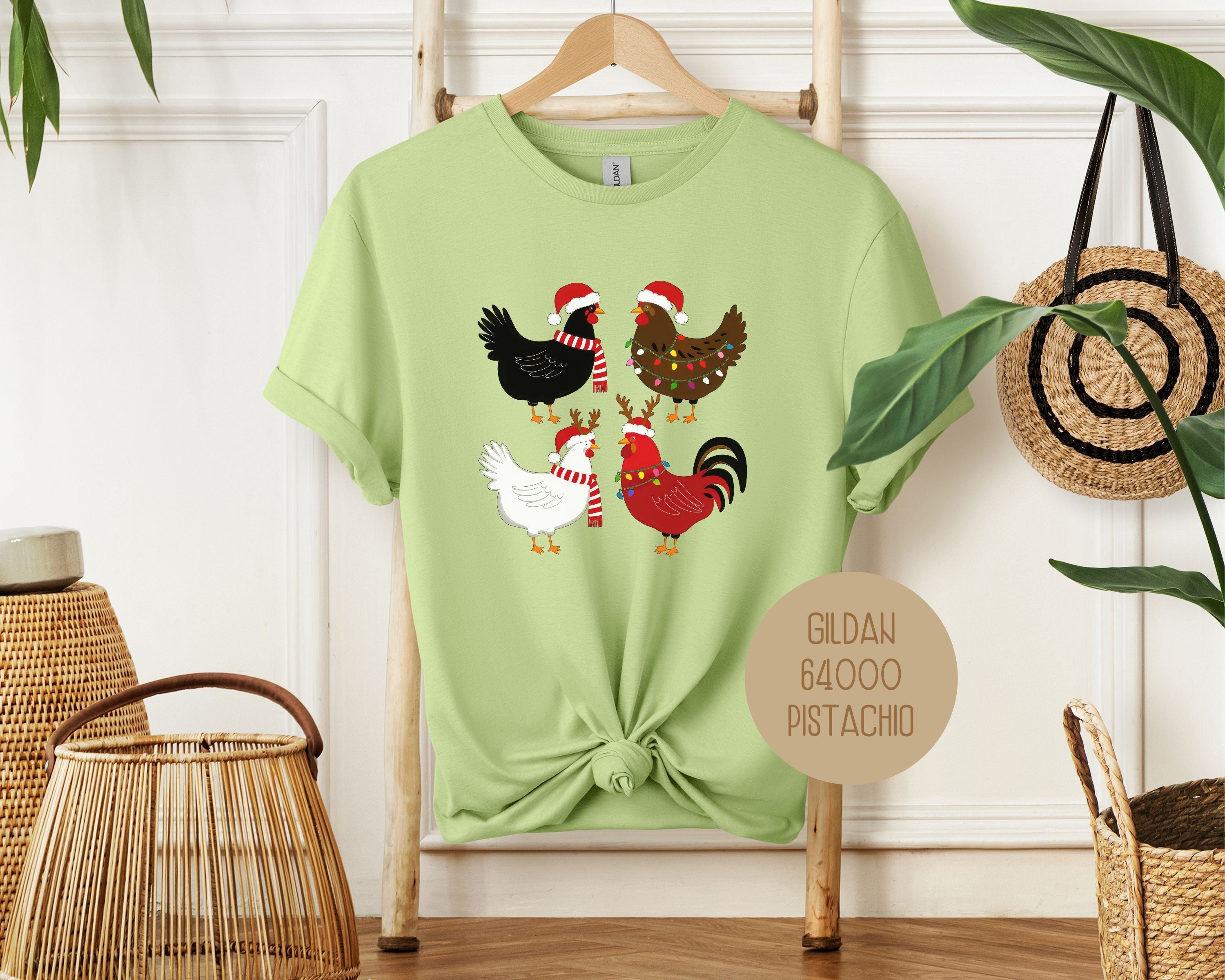 Cute Chickens Christmas Shirt